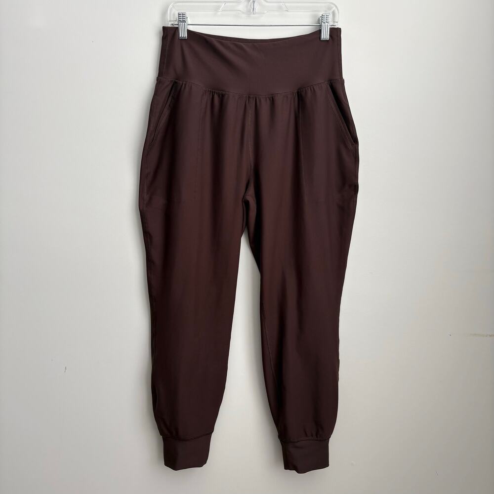 Old Navy Neutral Brown High Waisted PowerSoft 7/8 Ankle Crop Joggers